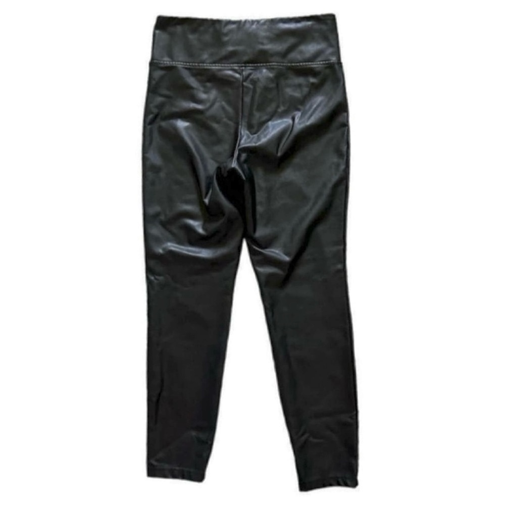 Badgley Mischka Studio Faux Leather Ankle Pants Size Medium - Picture 2 of 8